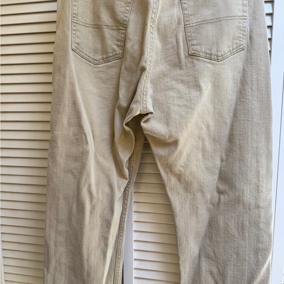 Wrangler Tan Straight Fit Jeans Lightweight Denim Men’s Sz 38x30 - Picture 7 of 13